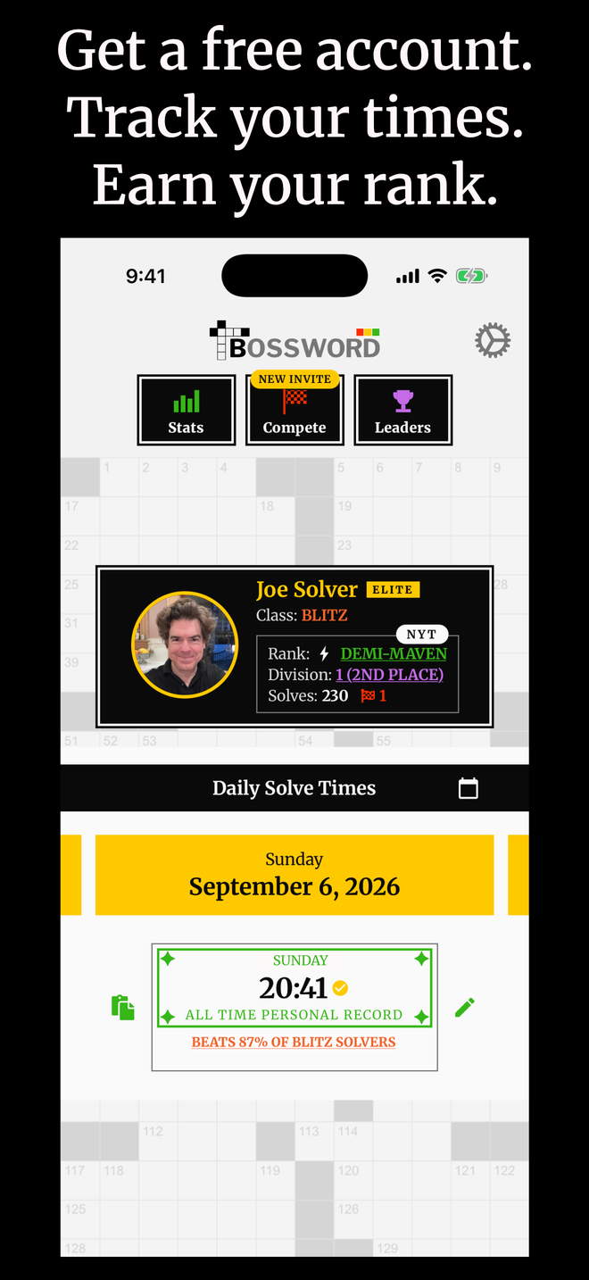 Crossleague home screen, captioned: Get a free account. Track your times. Earn your rank.